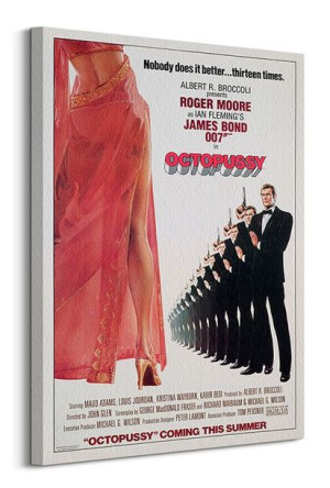 James Bond (Octopussy 13 times) - Obraz na płótnie 60x80 cm