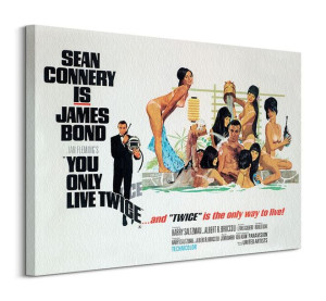 James Bond (You only live twice only way to live) - Obraz na płótnie 80x60