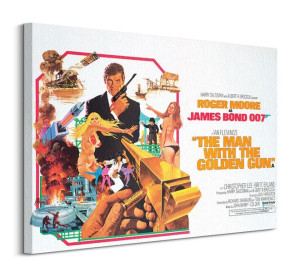 James Bond (The Man with the Golden Gun Landscape) - Obraz na płótnie 80x60