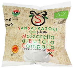 Lumarko Mozzarella Z Mleka Bawolego (1 Kulka W Folii) Bio 350 G