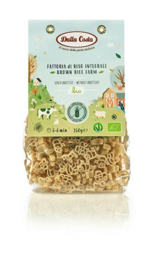 Lumarko Makaron (Z Ryżu Brązowego) Farma Bezglutenowy Bio 250 G