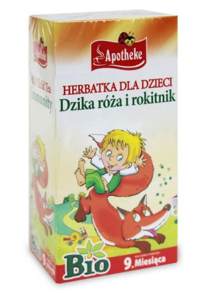 Lumarko Herbatka Dla Dzieci - Dzika Róża I Rokitnik Bio (20 X 1,5 G) 30 G