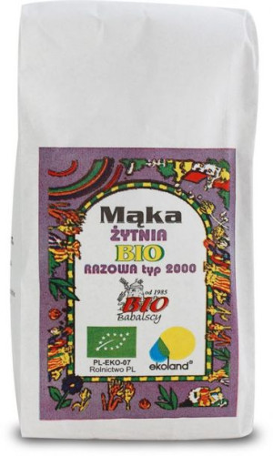 Lumarko Mąka Żytnia Razowa Typ 2000 Bio 1 Kg