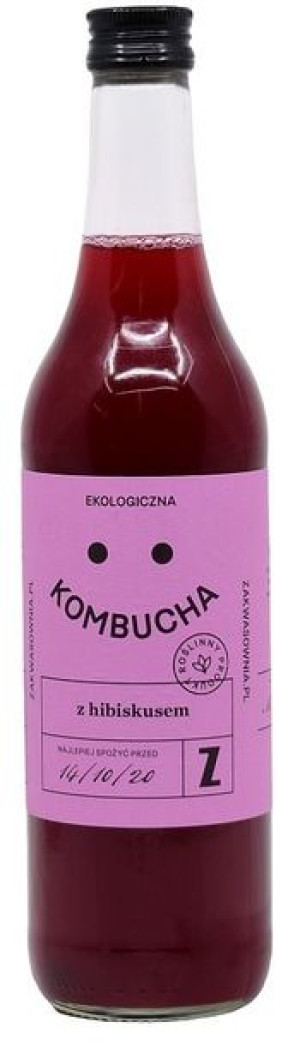 Lumarko Kombucha Z Hibiskusem Bezglutenowa Bio 500 Ml