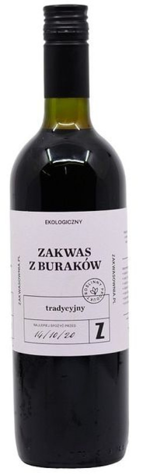 Lumarko Zakwas Z Buraków Tradycyjny Bezglutenowy Bio 700 Ml