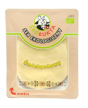 Lumarko Ser Żółty Śmietankowy Plastry Bio 125 G
