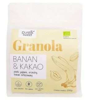 Lumarko Granola Banan - Kakao Bezglutenowa Bio 200 G