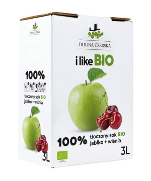 Lumarko Sok Jabłkowo - Wiśniowy Nfc Bio 3 L