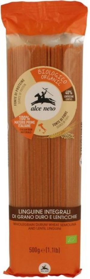 Lumarko Makaron (Semolinowy Z Czerwoną Soczewicą) Spaghetti Bio 500 G