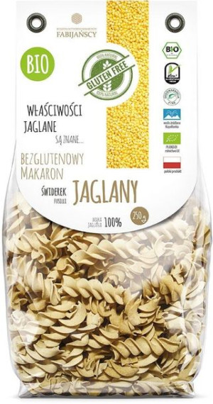 Lumarko Makaron (Jaglany) Świderek Fusilli Bezglutenowy Bio 250 G