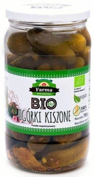 Lumarko Ogórki Kiszone Bezglutenowe Bio 700 G (400 G)