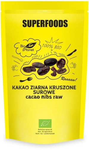 Lumarko Kakao Ziarna Kruszone Surowe Bio 250 G