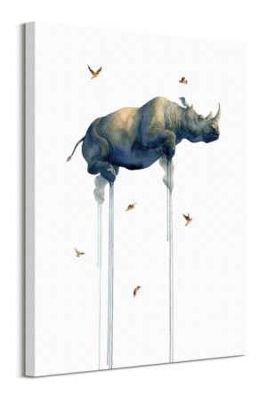 Journey 2 Rhino - obraz na płótnie 60x80 cm