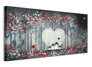 Heart of the Forest I - obraz na płótnie 100x50 cm
