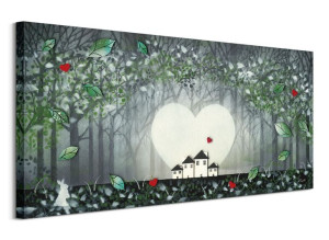 Love Nest - obraz na płótnie 100x50 cm