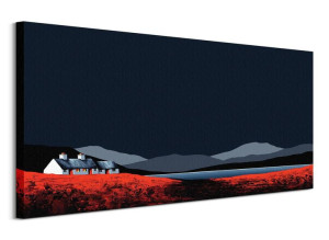 Curlew Cottage - obraz na płótnie 100x50 cm