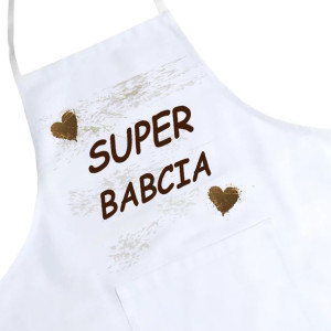 Fartuch Kuchenny Z Nadrukiem Prezent Dzień Babci