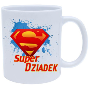 Kubek Dla Super Dziadek Dzień Dziadka Prezent