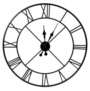 Zegar Ścienny Loft Metalowy Retro Vintage 80 Cm