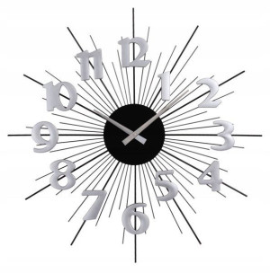 Zegar Ścienny Classic 50 Cm Nowoczesny Design Duży