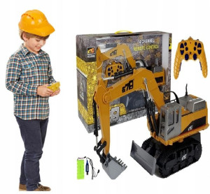 Koparka Zdalnie Sterowana 2.4g R/c Światła Łyżka