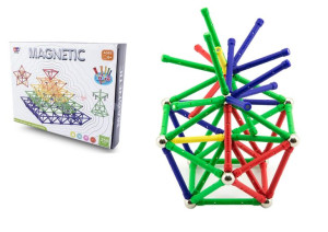 Klocki Magnetyczne Kulki Konstrukcyjne 250 Sztuk