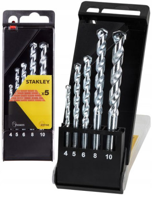 Wiertła udar do betonu 5 części Stanley STA56035