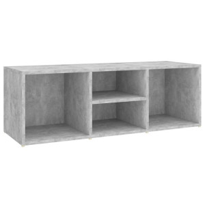 Ławka z miejscem na buty, szarość betonu, 105x35x35 cm, płyta