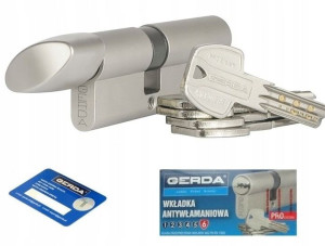 Wkładka z gałką 40/35 PRO system nikie C 6.2 GERDA