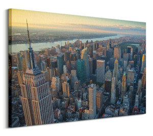 Nowy Jork Manhattan Morning - obraz na płótnie 120x85 cm