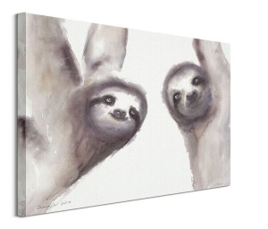 Leniwce - obraz na płótnie 80x60 cm
