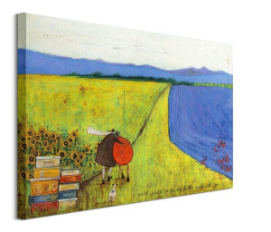 I Would Walk To The End Of The World With You - obraz na płótnie 80x60 cm