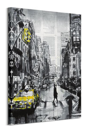 Brooklyn Cab - obraz na płótnie 60x80 cm