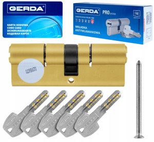 Wkładka 35/95 PRO System mosiądz ATEST C KL6 GERDA
