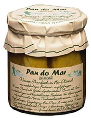 Tuńczyk biały w BIO oliwie z oliwek extra virgin 220 g (154g) (słoik) Pan d