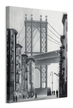 Nowy Jork Manhattan Morning - obraz na płótnie 60x80 cm