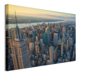 Nowy Jork Manhattan Morning - obraz na płótnie 80x60 cm