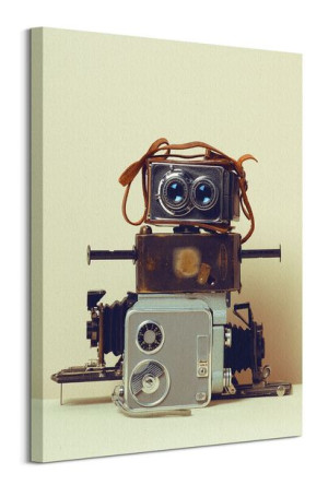 Mały robot - obraz na płótnie 60x80 cm