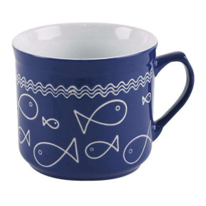 Kubek ceramiczny ryby do podgrzewania 0,5 l garnek