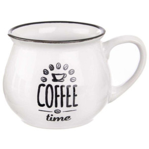 Kubek ceramiczny z uchem do kawy herbaty 320 ml