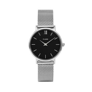 CLUSE Minuit Silver Black/Silver CW0101203005 (CL30015)