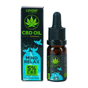 Olej konopny Euphoria Mind Relax 5% CBD
