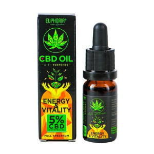 Olej konopny Euphoria Energy & Vitality 5% CBD