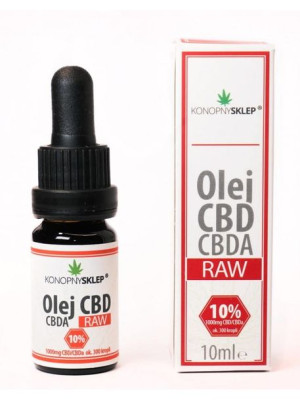 Olejek konopny RAW 10% CBD+CBDA 10ml