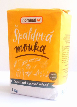 Mąka orkiszowa pełnoziarnista drobna 1kg Nominal
