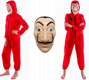 OK strój kostium dom z papieru La Casa de papel + maska S
