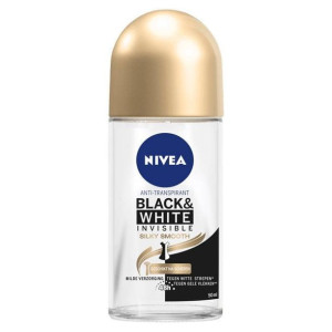 Nivea Black&White Invisible Silky Smooth Antyperspirant Roll-on 50 ml