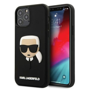 Karl Lagerfeld 3D Rubber Karl's Head - Etui iPhone 12 / iPhone 12 Pro (czar