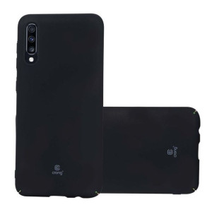 Crong Smooth Skin - Etui Samsung Galaxy A70 (czarny)