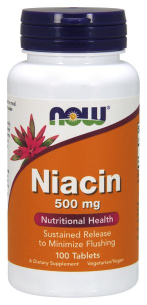 Niacyna 500mg 100 tabl Nowfoods
